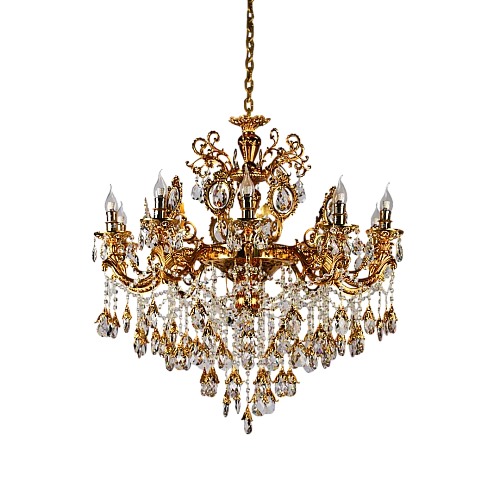 نجف ذهبي مع كوفي شمعدان