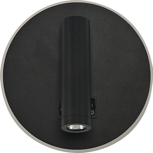 ابليك حائط جداري مودرن اسود لون الانارة اصفر 9 واط