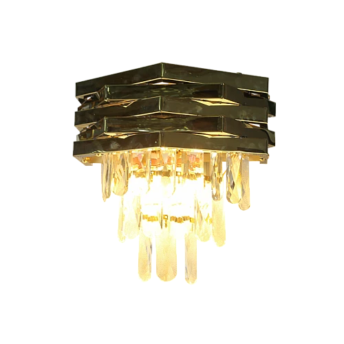 إضاءة شيمر جدارية كريستال مودرن ذهبي E14 مجوز