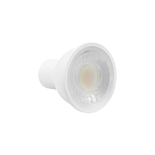 لمبة GU10 سبوت لايت بخاصية الدايمر تحكم بسطوع الاضاءة عبر مفتاح الحائط الدايمر لون الاضاءة اصفر 7 واط توفل