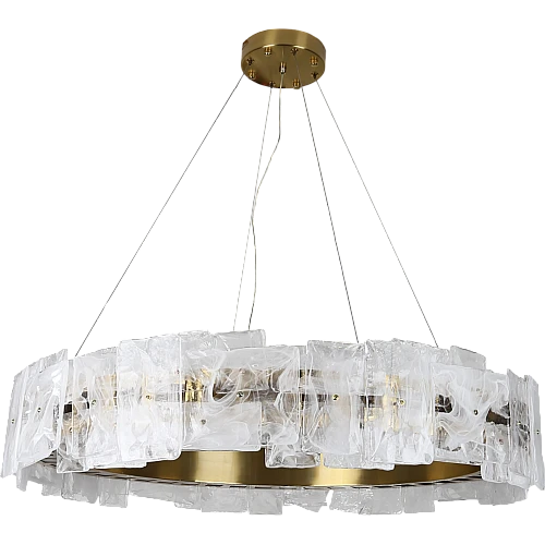 نجف مودرن زيتي لون الانارة 3اضاءات 75 واط قطر 100 سم