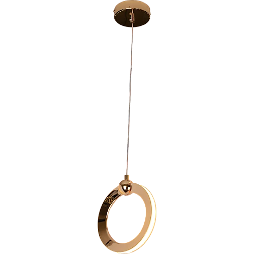 علاقي مودرن دائرة ذهبي لون الانارة 3اضاءات 7 واط مفرد