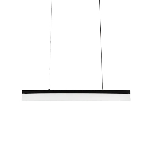 نجف مسطرة مودرن اسود 3اضاءات مقاس 80 سم