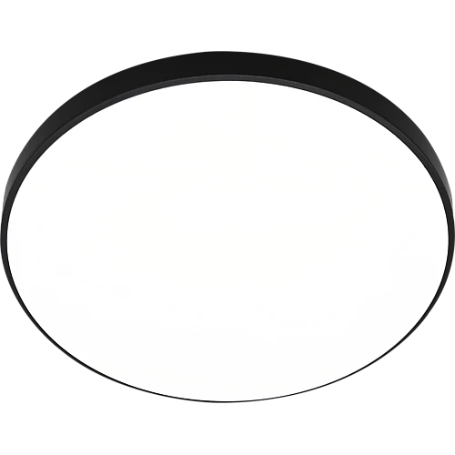 اضاءة سقفية لطش دائري اسود اشراقة متعددة الألوان ( شمسي + اصفر + ابيض ) تصميم جذاب وانارة براقة قطر 26 سم 15 واط