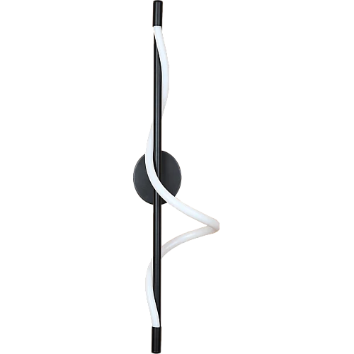 إضاءة ابليك حائط مودرن اسود لون الانارة اصفر 20 واط 800 ملم