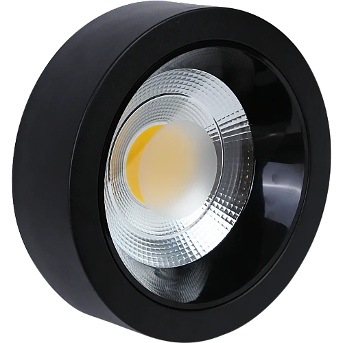 كشاف لطش COB مانع للتوهج اسود لون الانارة شمسي كريمي 30 سم 30 واط توفل