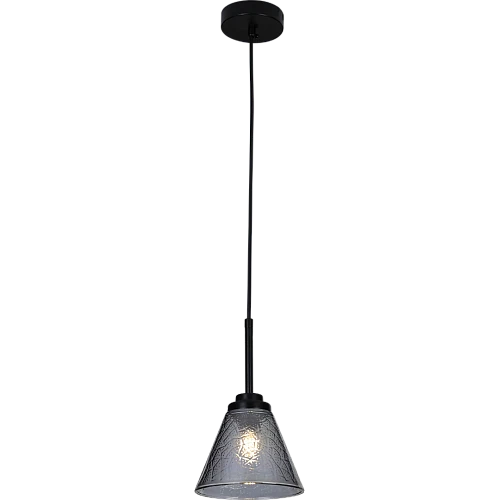 علاقي مودرن مفرد اسود E27*1L