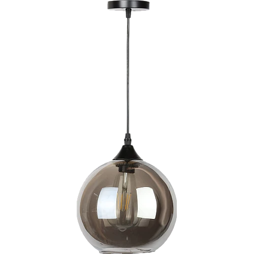 علاقي مودرن اسود مع رمادي E27*1L مقاس 200 ملم