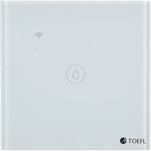 مفتاح ذكي مكيف Wifi عن بعد بالهاتف الجوال ( المكيف الشباك )غطاء ابيض بقدرة تحمل 40 امبير توفل