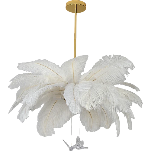 ثريا ريش فاخرة بتصميم عصري لغرفة المعيشة وغرفة النوم E14*6L قطر 700 ملم