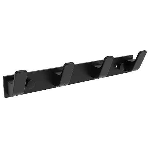 علاقة ملابس رباعي مربع زنك اسود