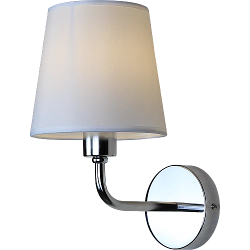  صورة منتج ابليك حائط جداري مودرن مفرد فضي E14*1L موديل WA/C5831/1CH