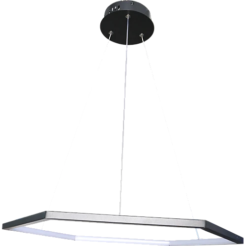 نجف مودرن اسود لون الانارة اصفر 30 واط مقاس 60 سم