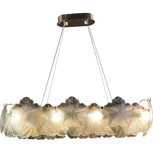 نجف مودرن غطاء لون ذهبي E14*10L مقاس 80*35 سم