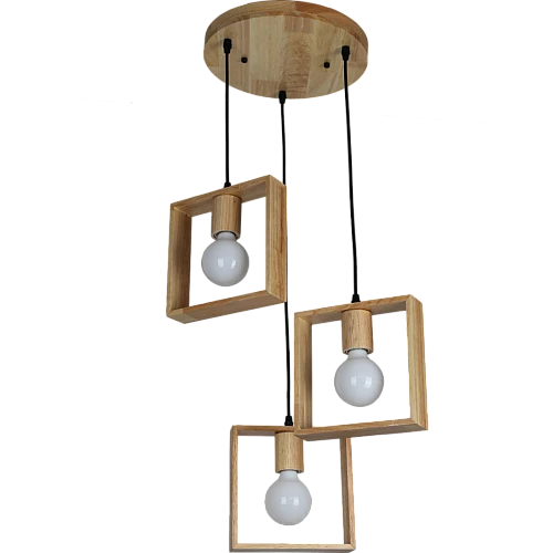 علاقي ثلاثي خشبي E27*3L