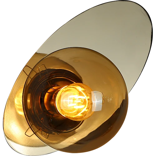 ابليك حائط جداري مودرن مفرد ذهبي E27*1L