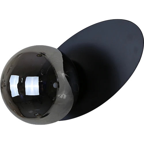  صورة منتج ابليك حائط جداري مودرن مفرد اسود E27*1L موديل WA/C5833/1BK