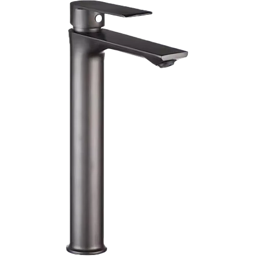 خلاط مغسلة طويل رمادي مع ليات