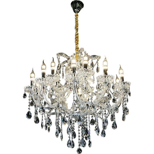 نجف شمعدان فضي الارتفاع 760 القطر820 E14*15L