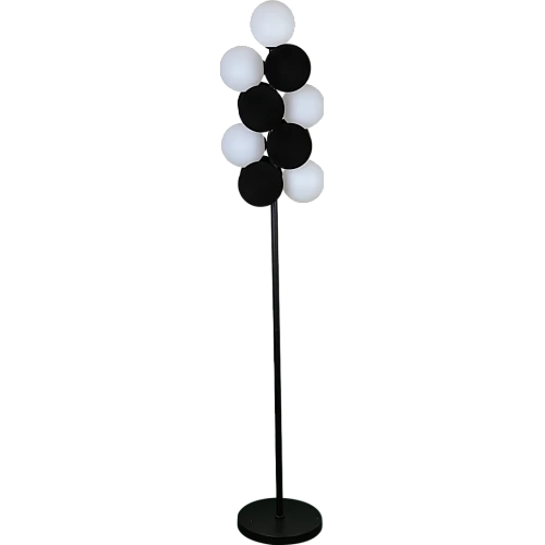  منتج استاند ارضي اسود مع ابيض 300*1600 عدد قواعد اللمبات G9*5L-F/C5822/30*160BK+WH