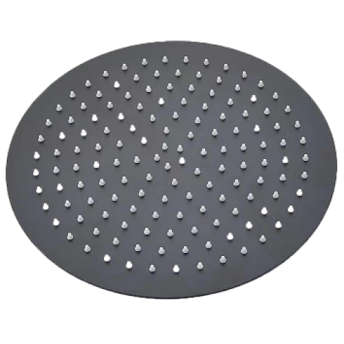 طاسة مخفي مدور 30*30 ستانلس ستيل 304 اسود