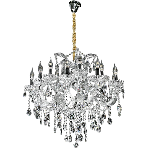 نجف شمعدان فضي الارتفاع 760 القطر820 E14*15L