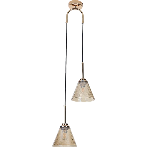 علاقي مودرن ذهبي E27*2L