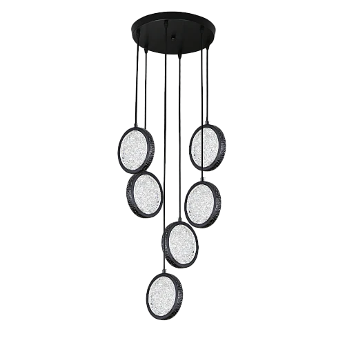 نجف مودرن اسود لون الانارة 3اضاءات 55 واط