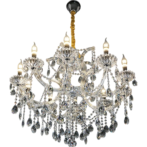 نجف شمعدان فضي الارتفاع 650 القطر800 E14*10L