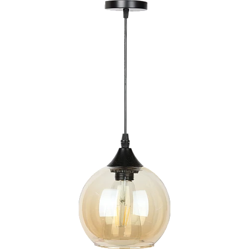 علاقي مودرن اسود مع ذهبي E27*1L