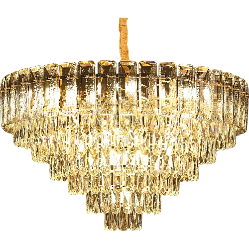  صورة منتج نجف مودرن ذهبي E14*16L قطر 80 سم موديل HA/D6025/800FGD