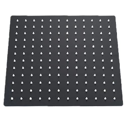 طاسة مخفي مربع 30*30 ستانلس ستيل 304 اسود