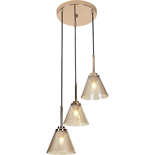 علاقي مودرن ذهبي E27*3L
