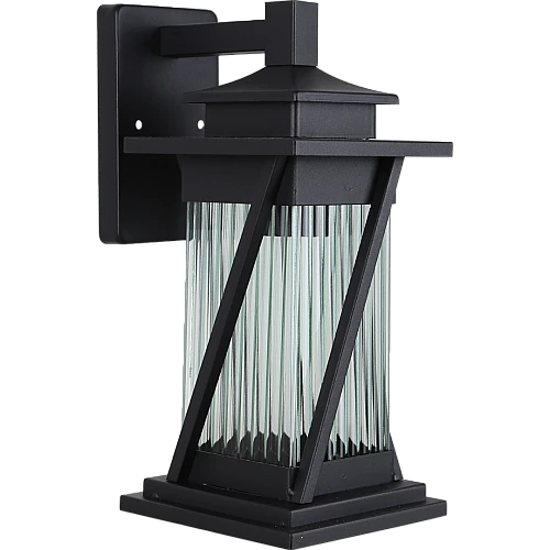 كشاف بوابة جداري غطاء لون اسود