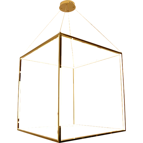 صورة منتج نجف مودرن ذهبي لون الانارة اصفر 135 واط مقاس 800 ملم موديل HA/C5578/800GD+WW