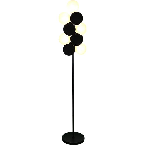  منتج استاند ارضي اسود مع ابيض 300*1600 عدد قواعد اللمبات G9*5L-F/C5822/30*160BK+WH