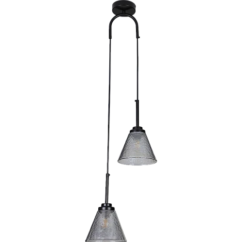 علاقي مودرن اسود E27*2L