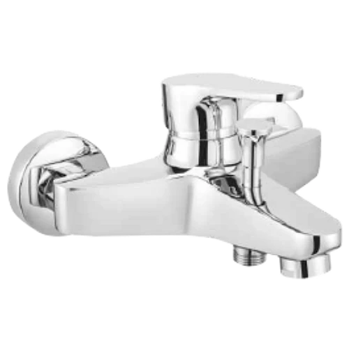 خلاط دش زنك مع سماعة بيضاوي طقم كروم