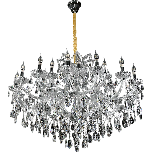 نجف شمعدان فضي الارتفاع 840 القطر1180 E14*24L