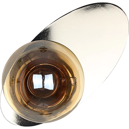 ابليك حائط جداري مودرن مفرد ذهبي E27*1L