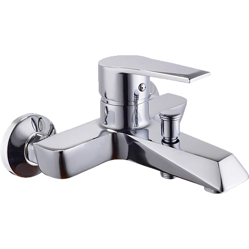 خلاط دش مع سماعة مدور طقم كروم