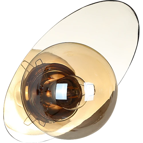 ابليك حائط جداري مودرن مفرد ذهبي E27*1L