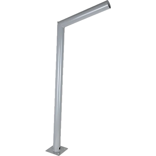 قاعدة ارضي كشاف شوارع رمادي بطول متر وذراع 40 سم