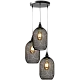 علاقي مودرن ثلاثي اسود E27*3L