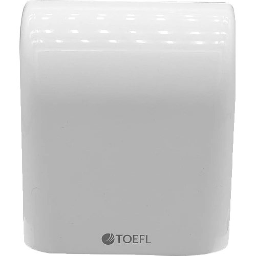 غطاء فيش حماية بارز مربع لون ابيض ساده توفل