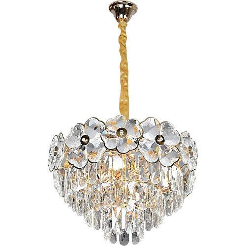 علاقي مودرن ذهبي E14*5 مقاس 400 ملم