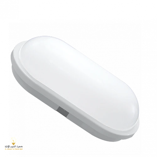 إنارة جدارية عين البقر كشاف لون الانارة ابيض شكل بيضاوي تصميم و مميز 20 واط ضمان 5 سنوات