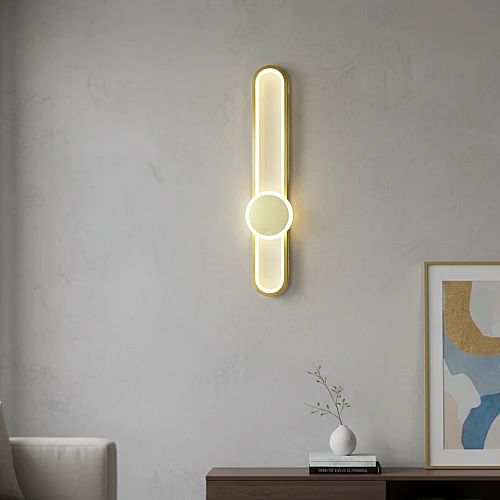 ابليك مودرن ذهبي لون الانارة 3اضاءات W18