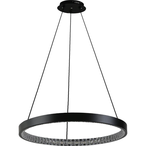 نجف مودرن اسود لون الانارة 3 اضاءات 20 واط مقاس 300 ملم