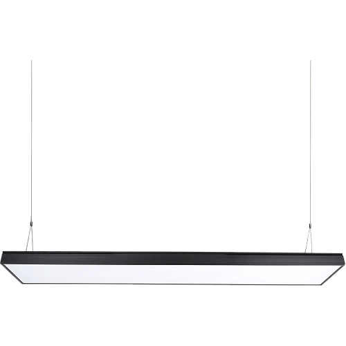 كشاف بنل مكتبي معلق أو لطش غطاء اسود لون الانارة ابيض 60 واط طول 120 سم